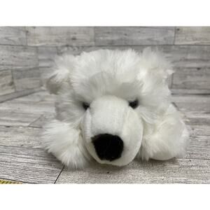 ASI White Polar Bear Floppy Laying Plush Stuffed Animal 14”